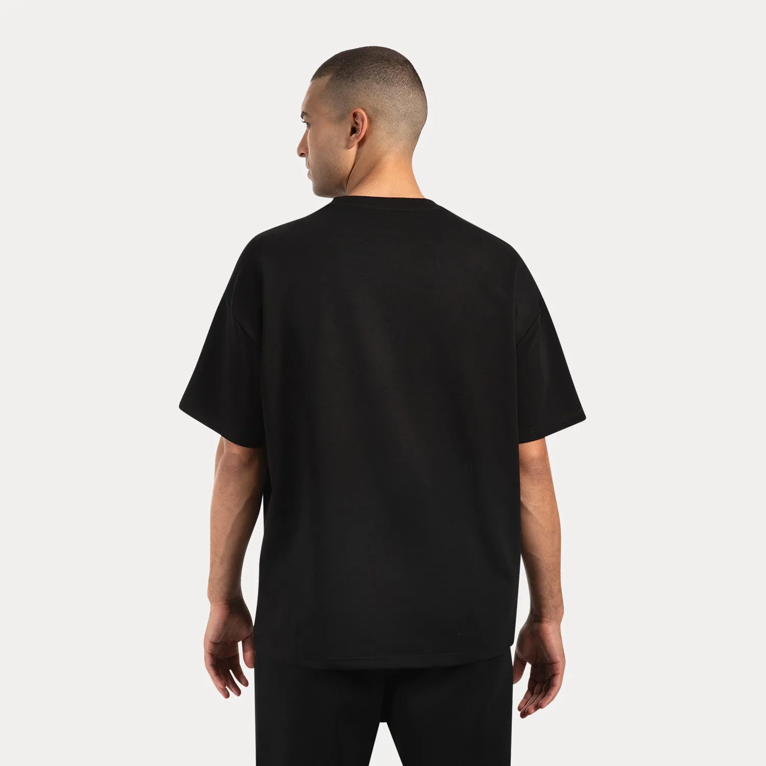 Smilodox Kayson T-Shirt Herren Schwarz Oversize