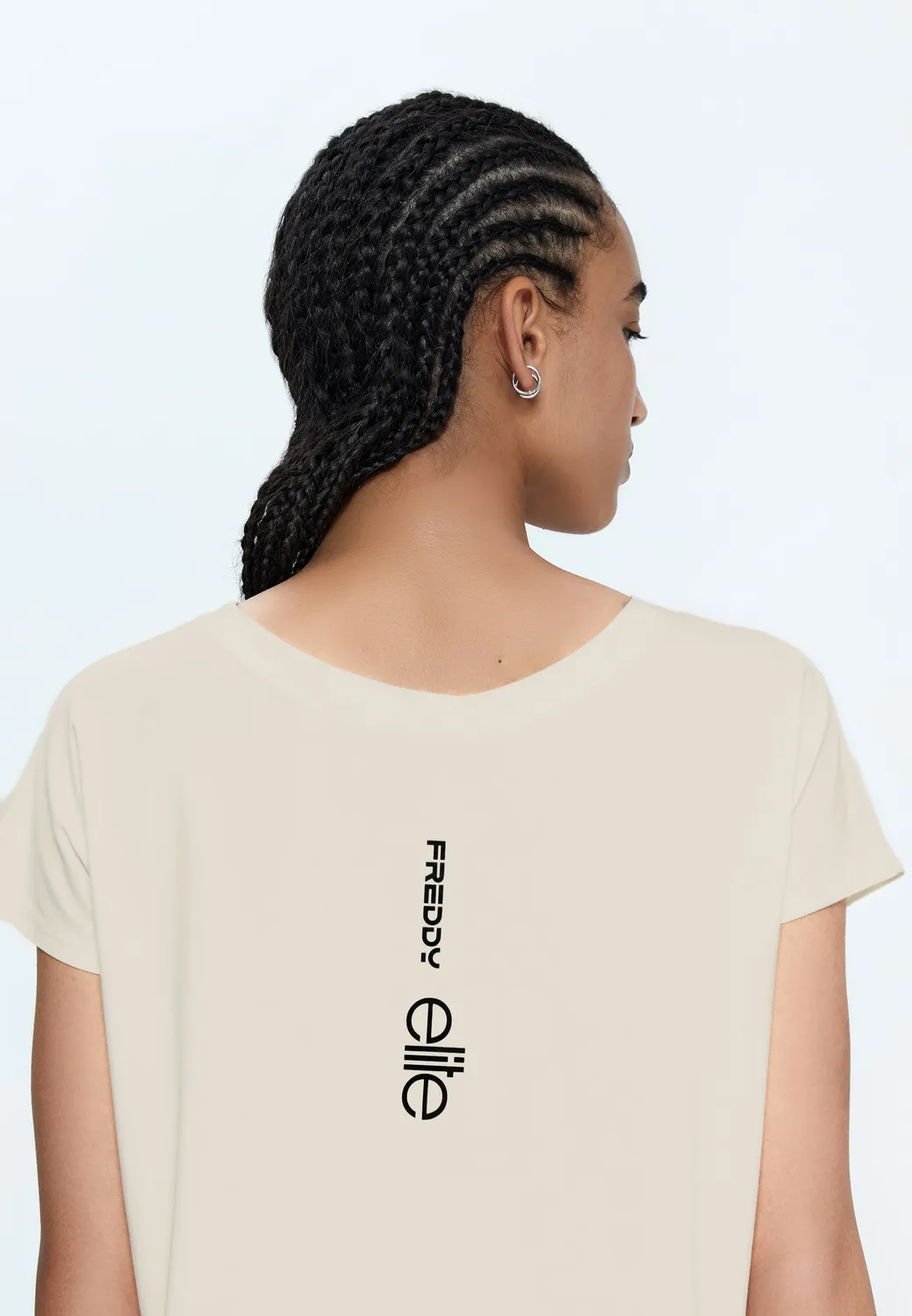 Freddy Elite T-Shirt Crystal Gray beidseitig