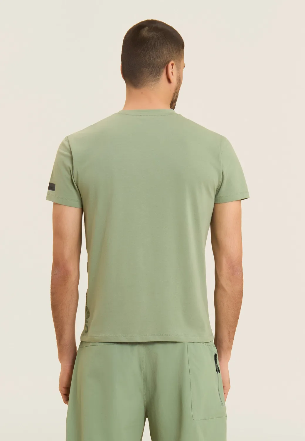 Freddy Urban Tech T-Shirt Baumwolle hedge green Print