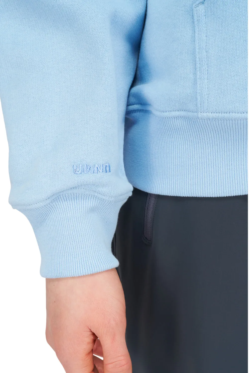 UNNA Slow Motion Hoodie W Kapuzenpullover Serenity Blue Bio-Baumwolle