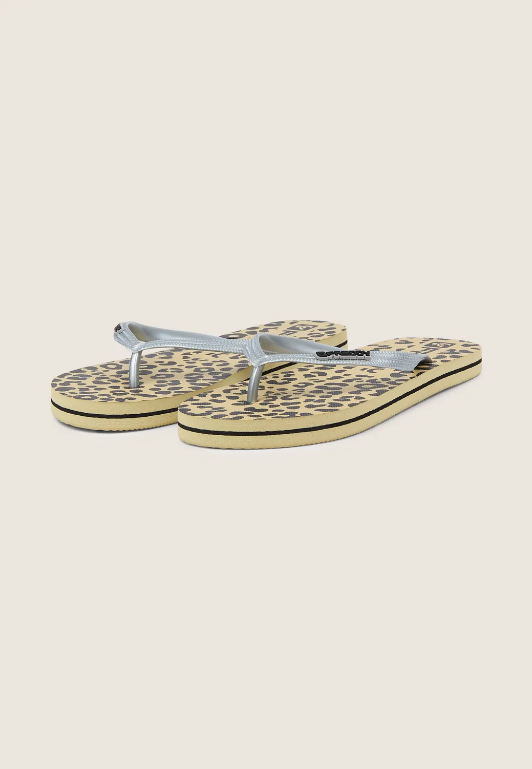 Freddy Flip-Flop Zehentrenner Leo schwarz leicht