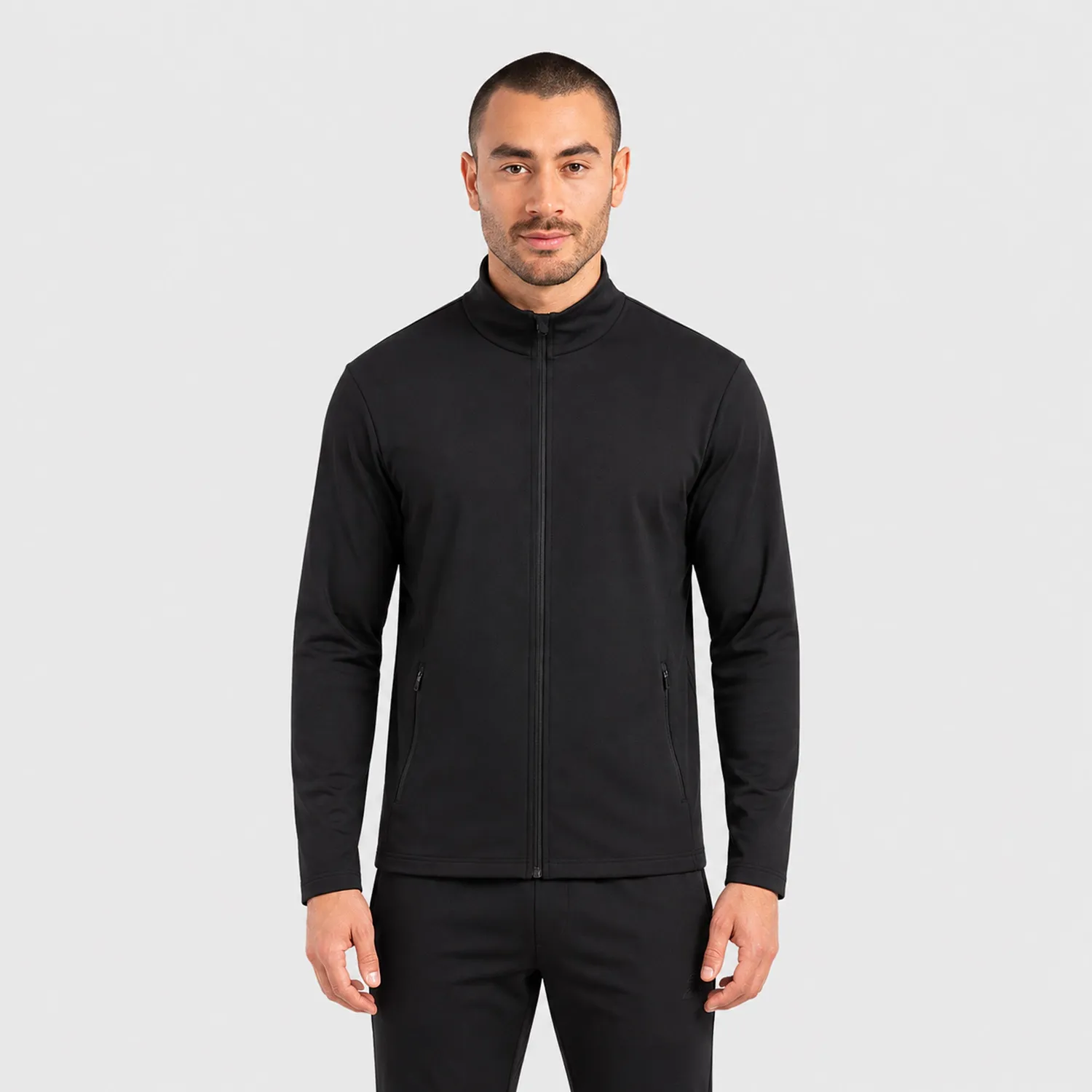 Smilodox Sorea Delian Trainingsjacke Schwarz Regular Fit