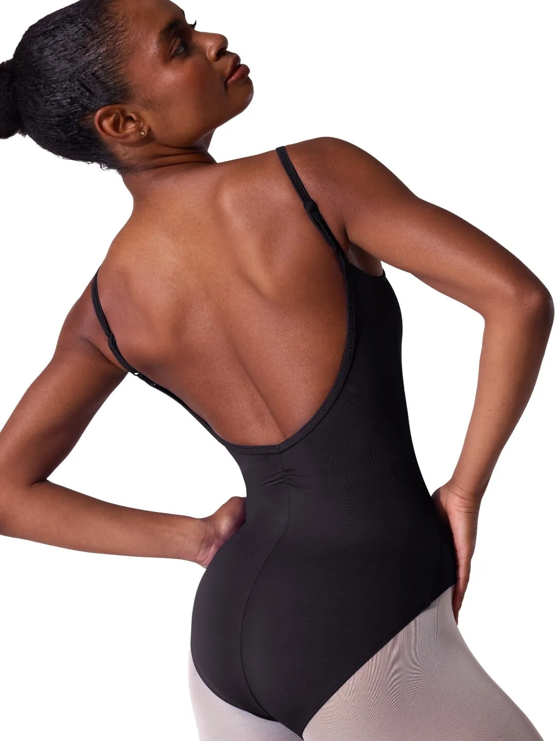Capezio Essentials ES1001W Camisole Leotard Navy V-Ausschnitt