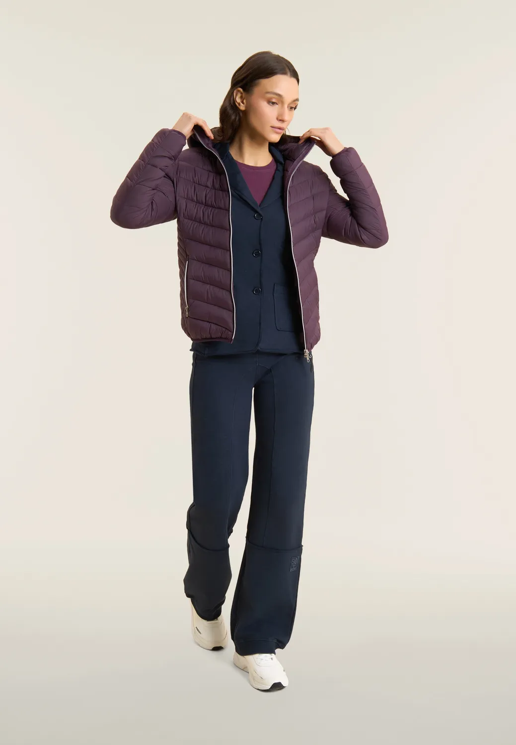 Freddy Daunenjacke Damen Dark Sapphire wasserabweisend