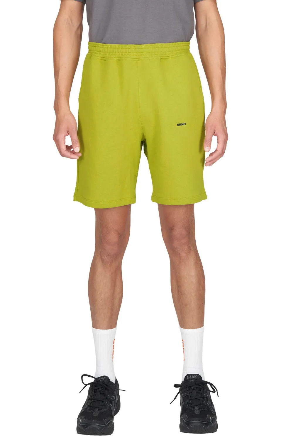UNNA Slow Motion Shorts grün Baumwolle Herren