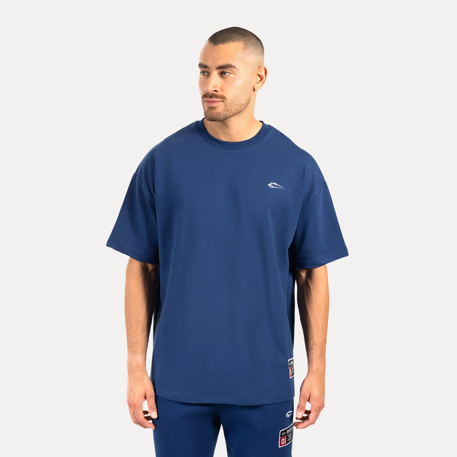 Smilodox Lunara Rayk T-Shirt Herren Schwarz Oversize