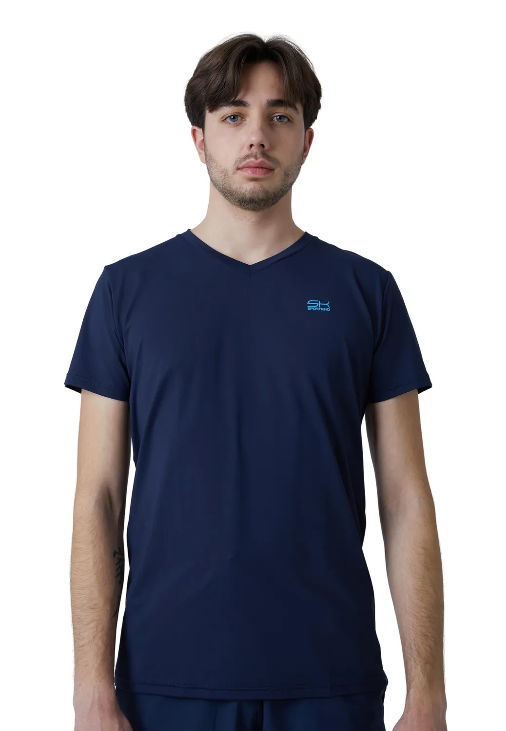 SPORTKIND T-Shirt V-Ausschnitt XL atmungsaktiv UV-Schutz