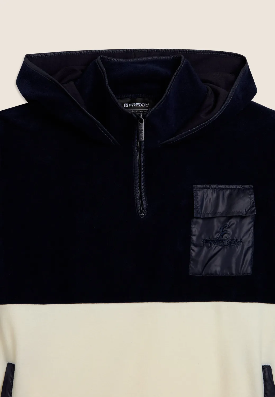 Freddy Half-Zip Sweatshirt Colorblock Naval Academy Ripstop