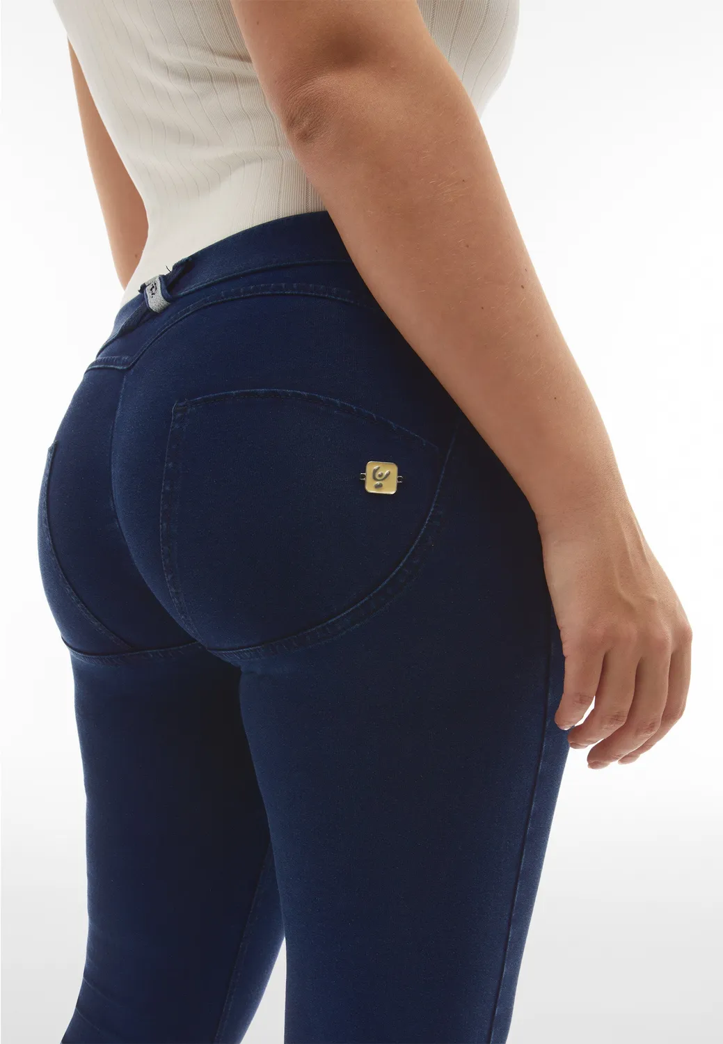 Freddy WR.UP Jeggings Low Waist Bio-Denim Dunkelblau