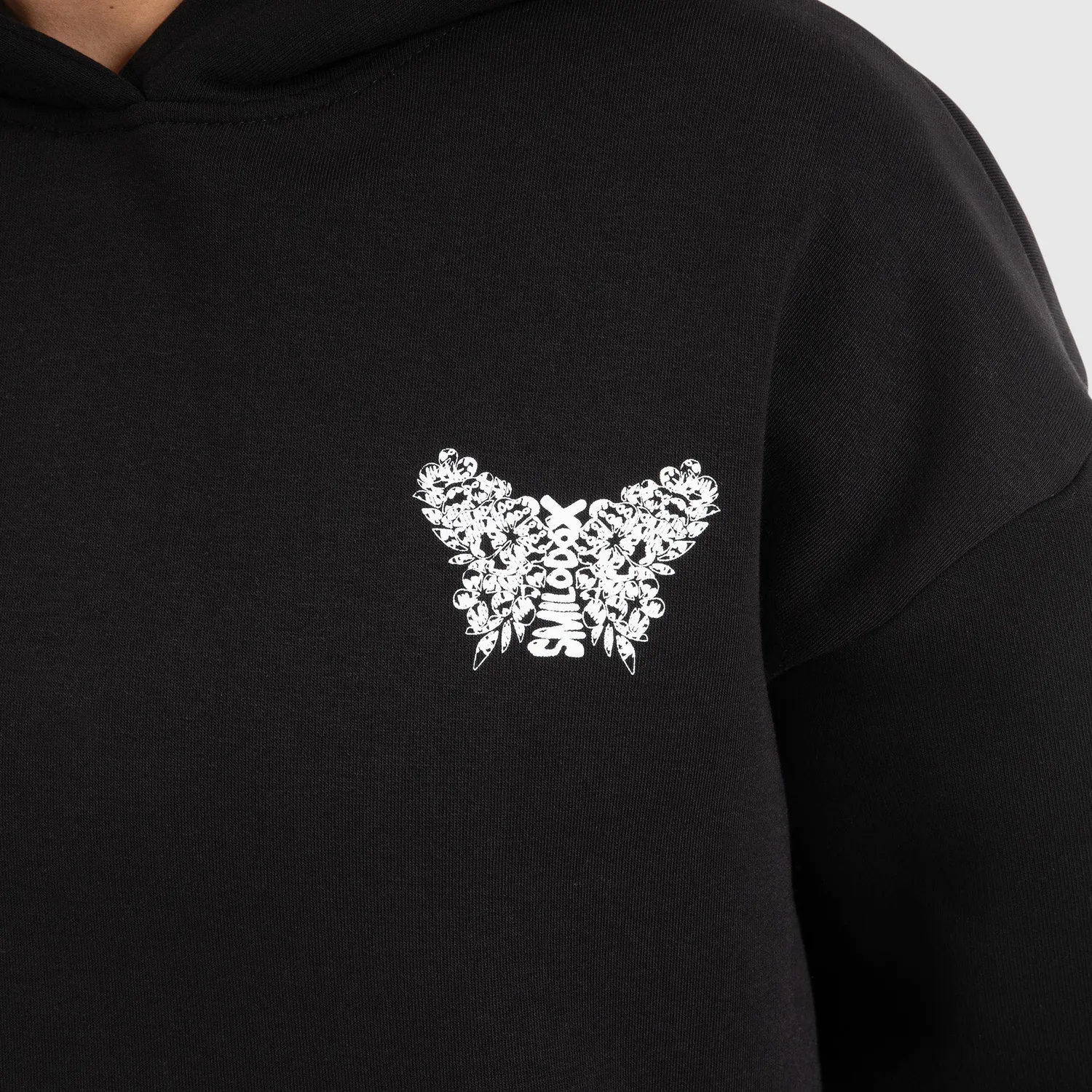 Smilodox Nala Hoodie Damen Schwarz – Oversize