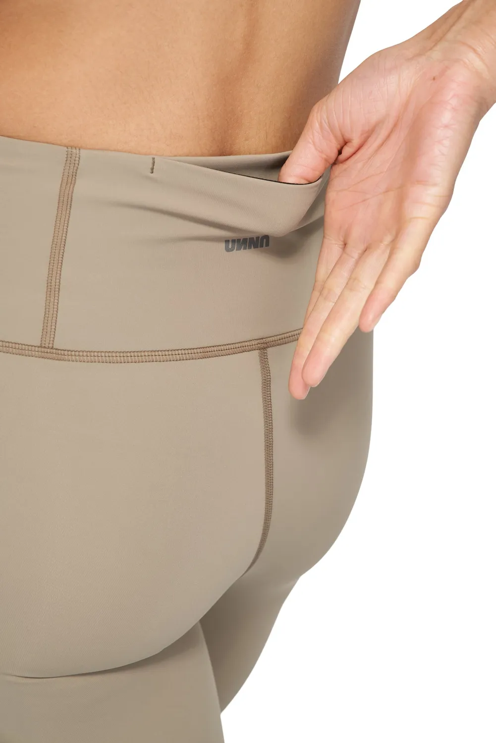 UNNA Good Place Tights Laufleggings Stone Beige