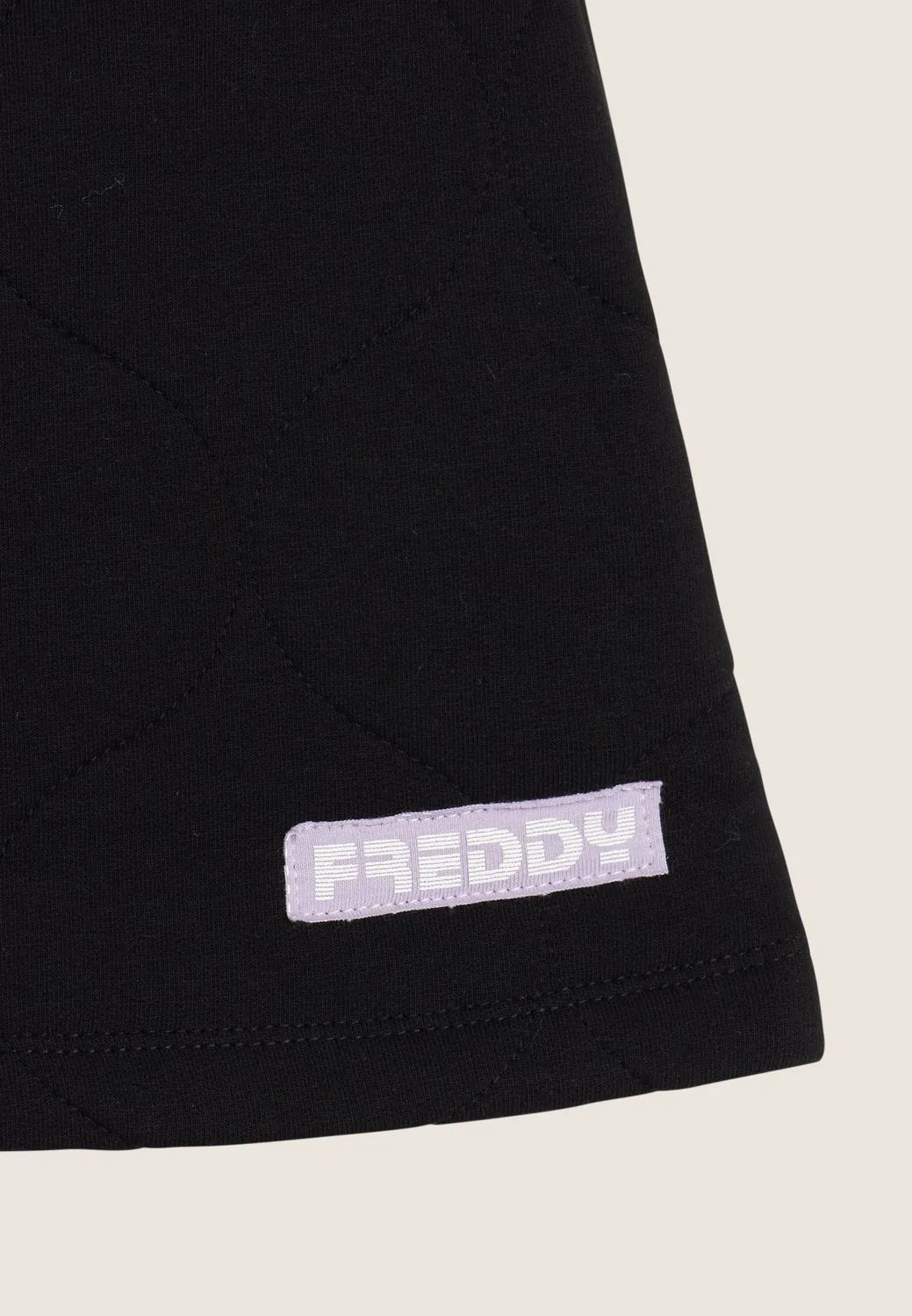 Freddy A-Linie Mädchen Rock Nero strukturiert