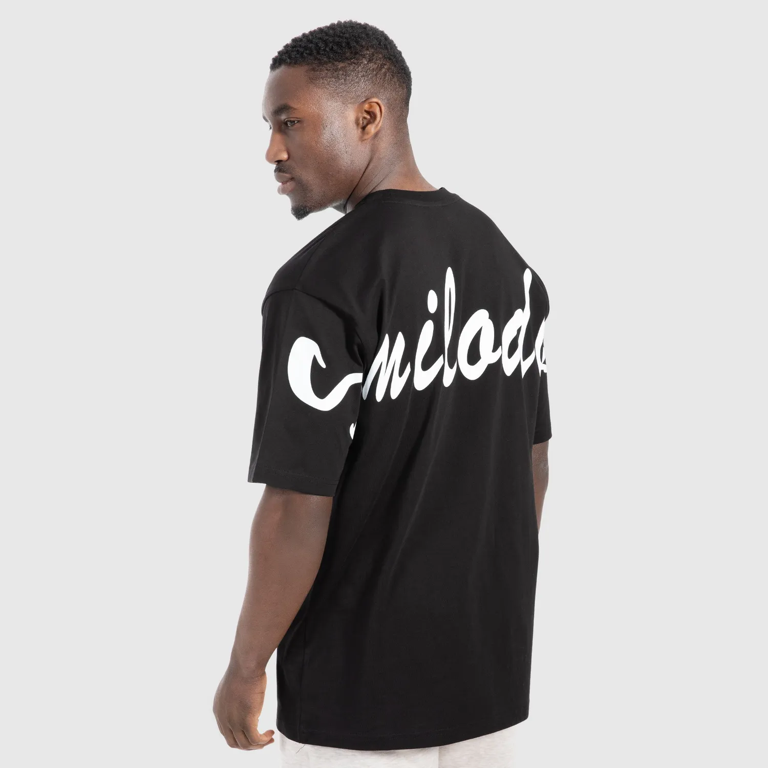 Smilodox Carnos Liquid Brail T-Shirt Schwarz Oversize