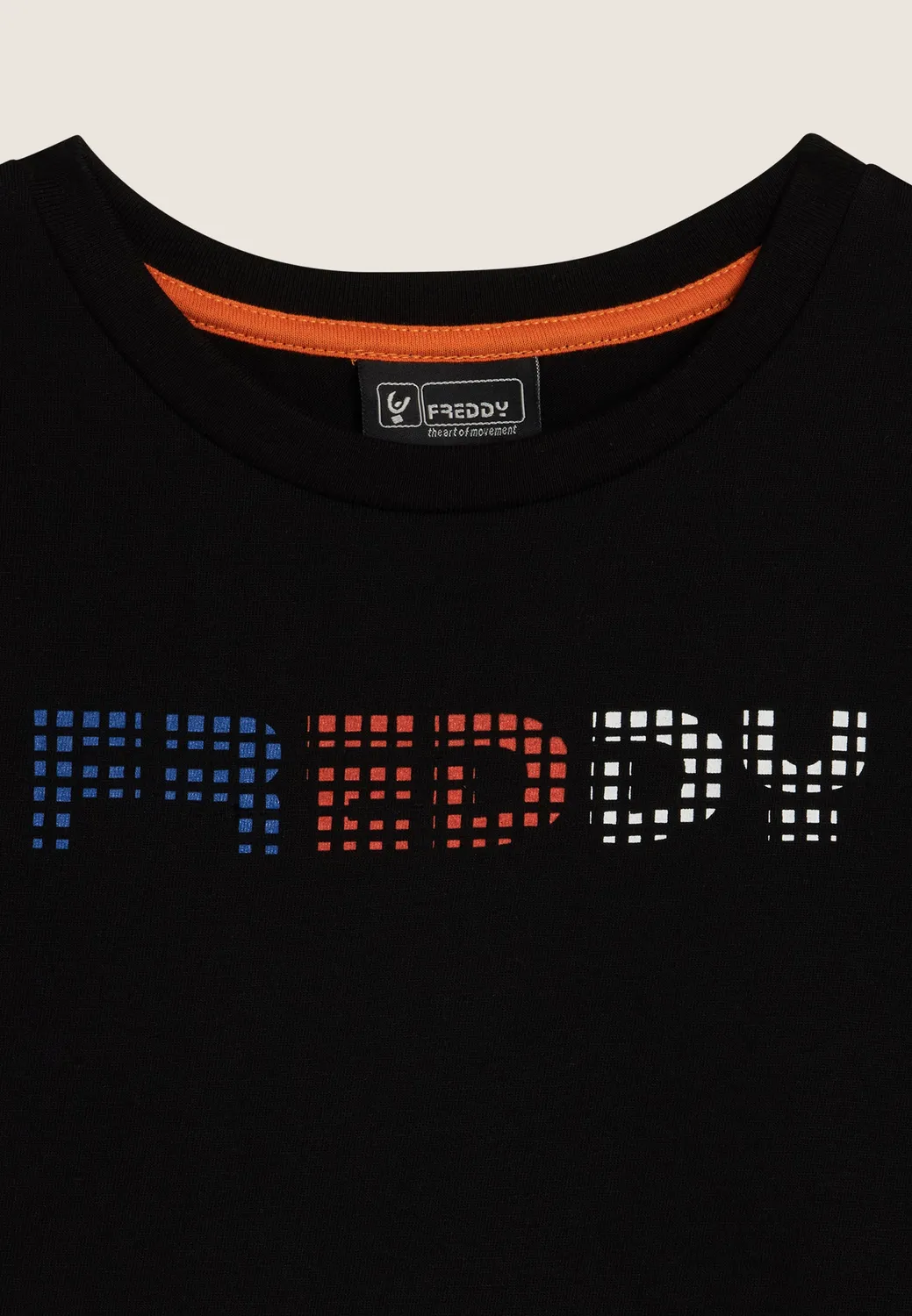 Freddy Tanktop Kinder Schwarz Buntes Logo 10 Jahre