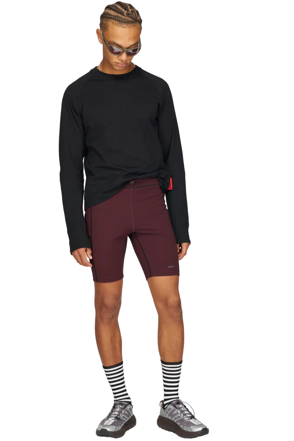 UNNA Boost Half Tights Herren Merlot Laufshorts