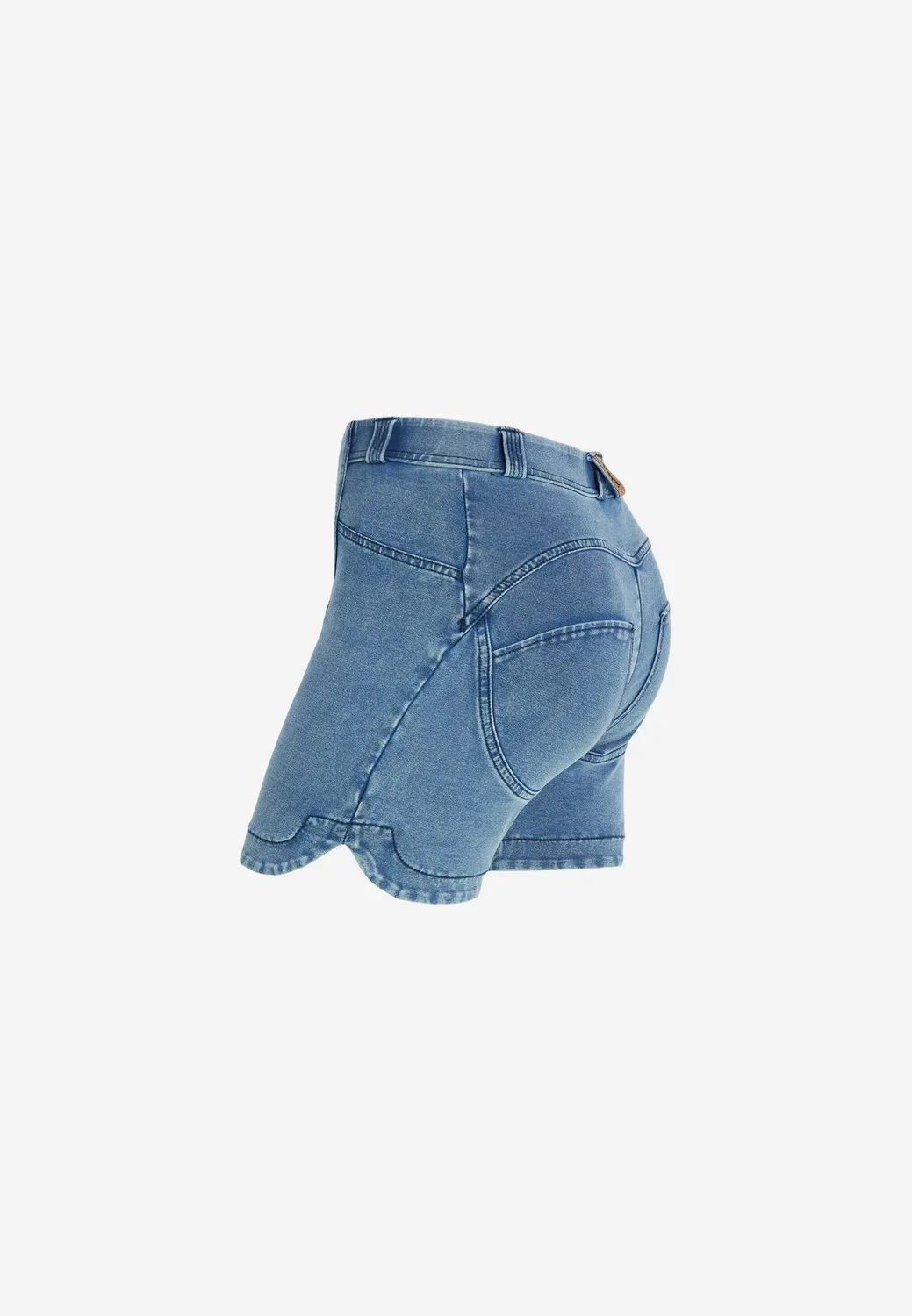 Freddy WR.UP Shorts Jeans Schwarz High Waist