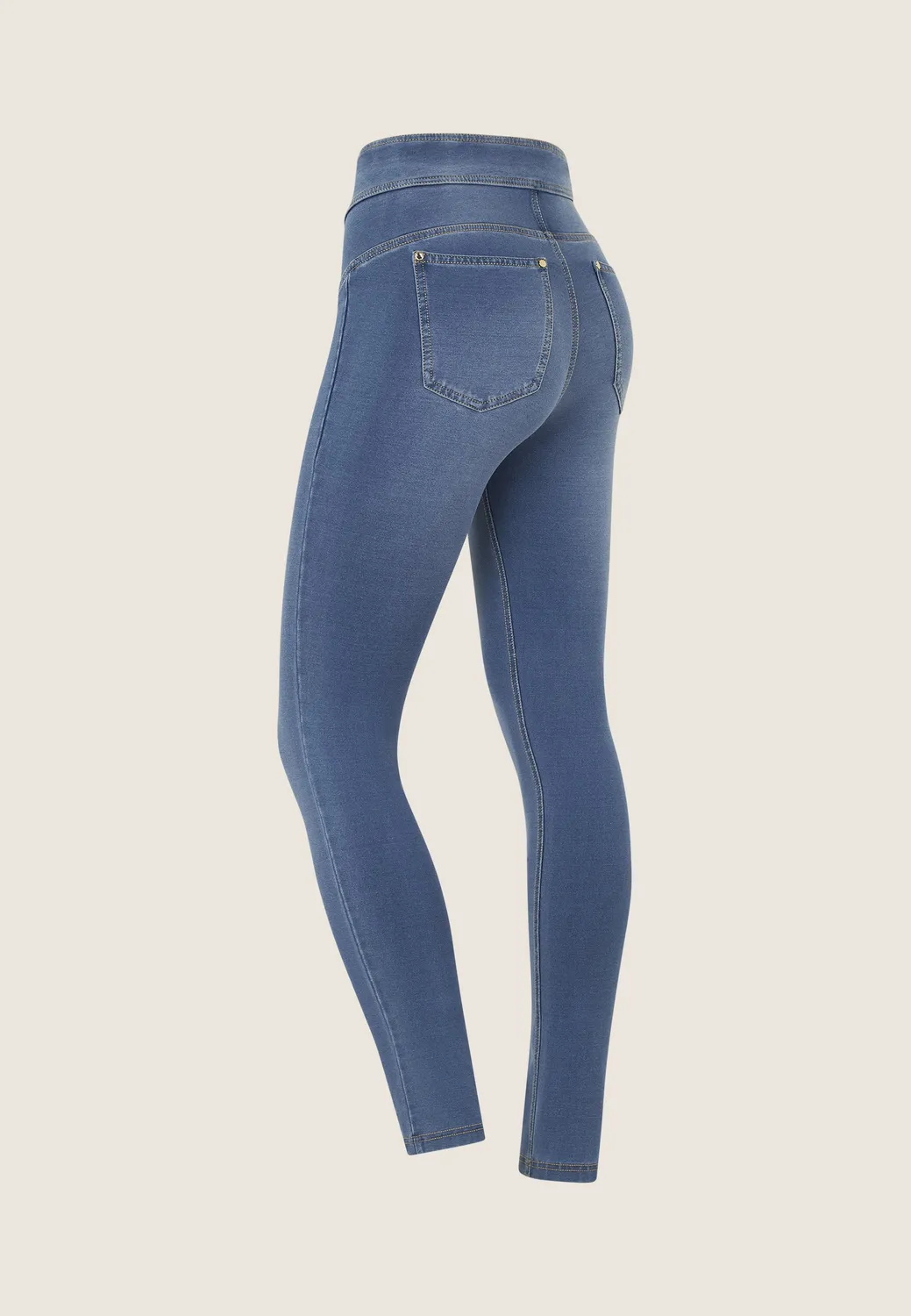 Freddy N.O.W. Skinny Jeggings High Waist Schwarz Denim