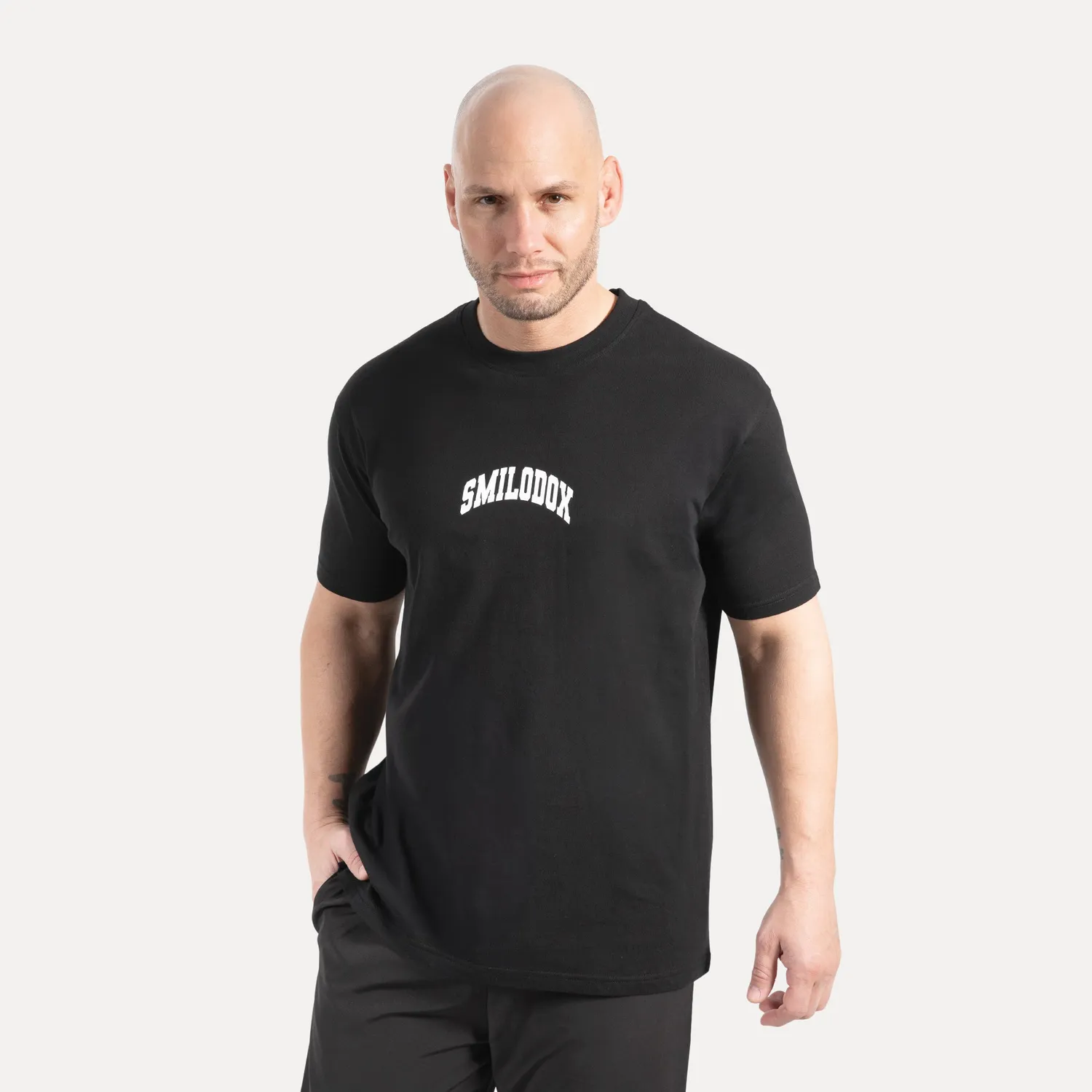 Smilodox Carnos BTP T-Shirt Weiß Baumwolle