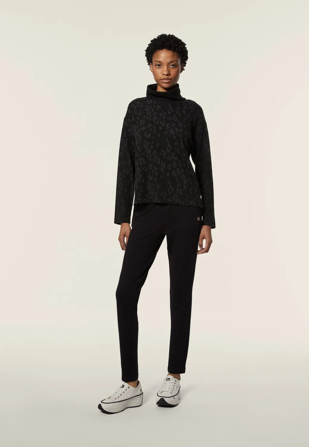 Freddy Sweatshirt Animalier Viskose Allover