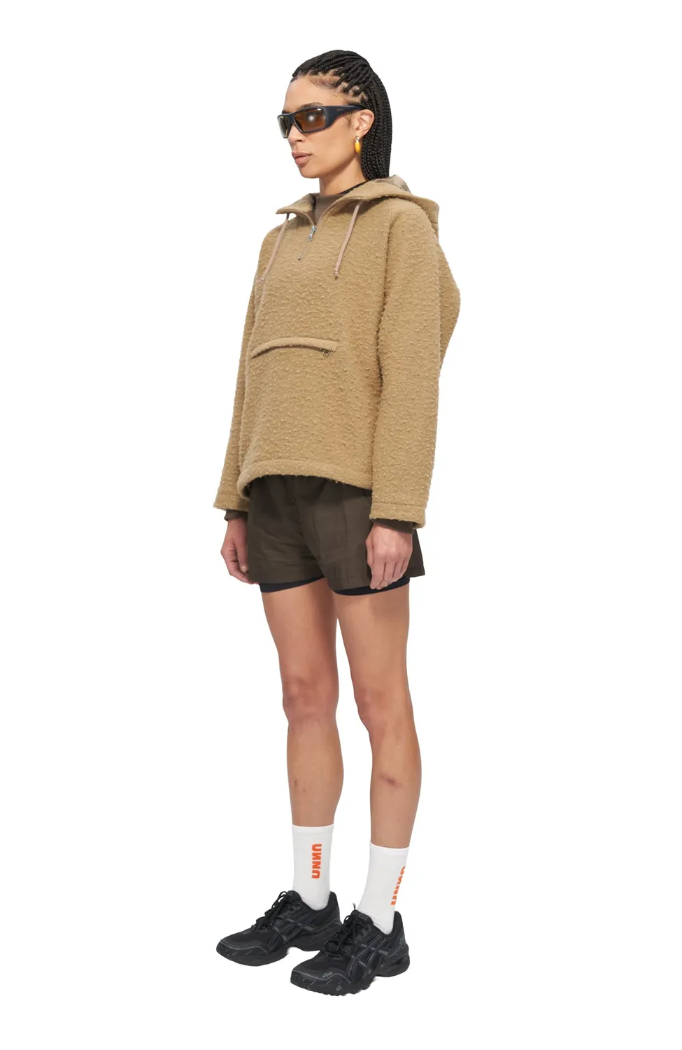 UNNA Walkman Anorak W Damen Camel Beige Wolle