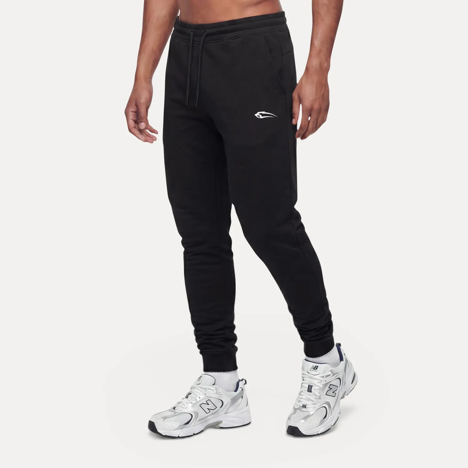 Smilodox Sorea Tammo Jogginghose Herren Schwarz Baumwolle
