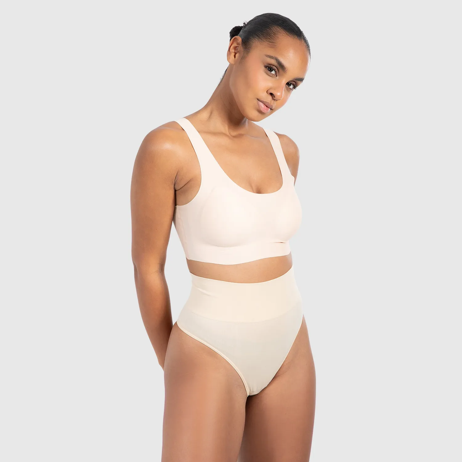 Smilodox Sorea Nysa Bralette Schwarz nahtlos