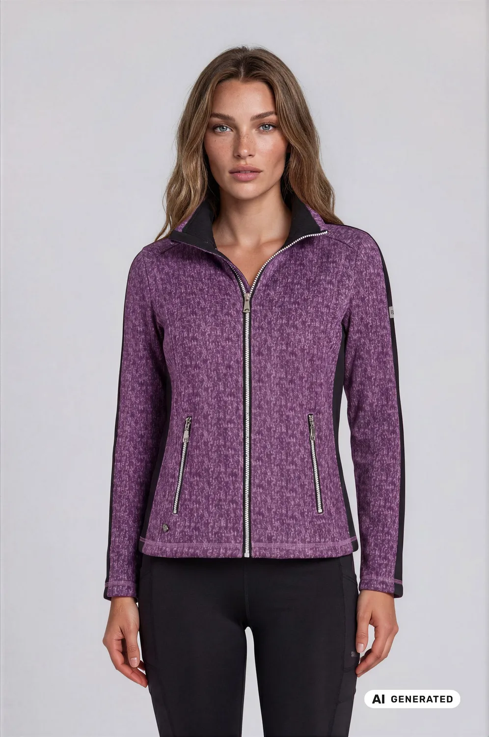 LPO Alena Fleecejacke Damen lila wärmend