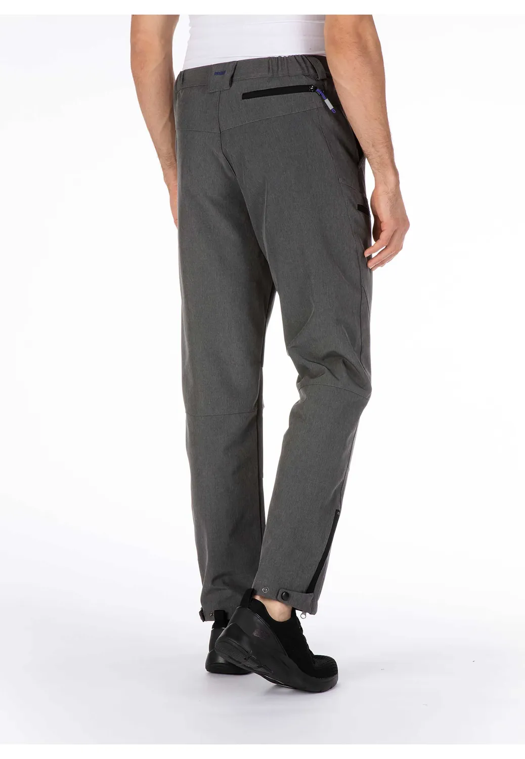 LPO Tizian Softshellhose Herren grau gefüttert