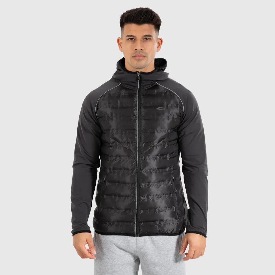 Smilodox Zeyn Matteo Outdoorjacke Schwarz mit Kapuze