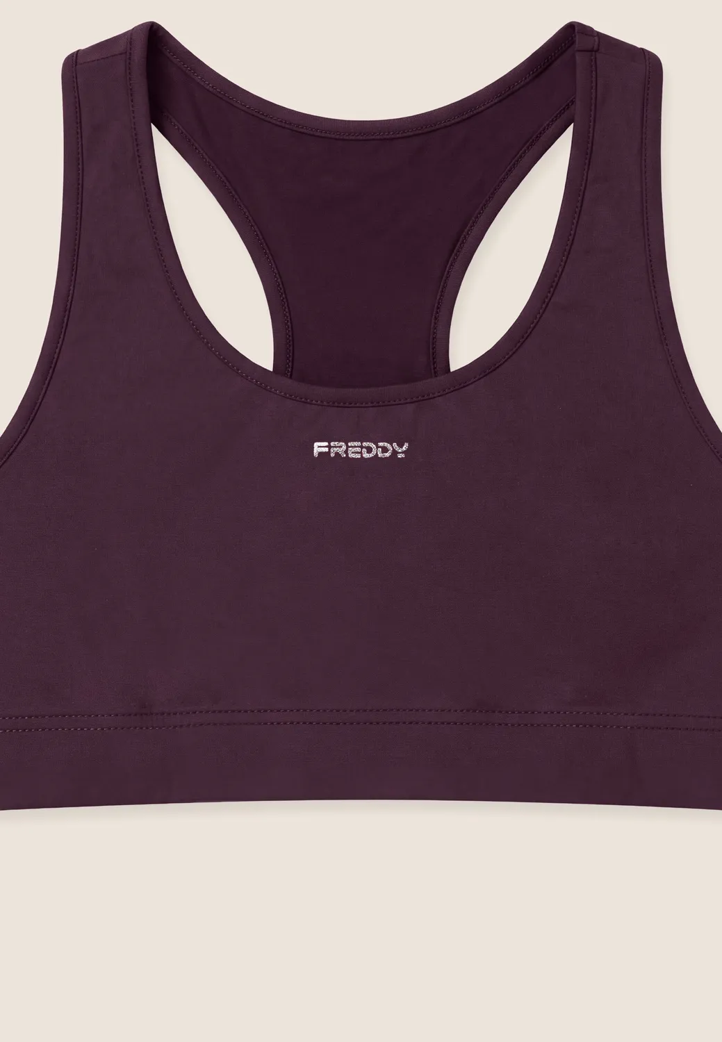 Freddy Sport-BH Schwarz-Silber mittlerer Halt
