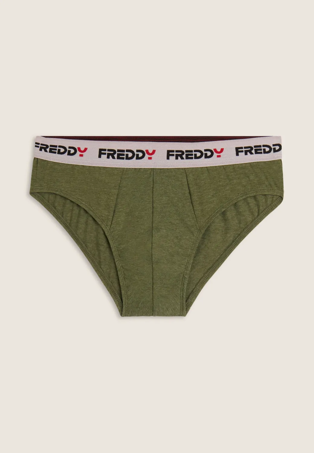 Freddy Jacquard Logo Slip Herren Navy Kontrastbund