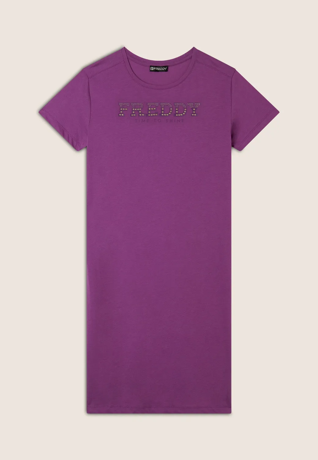 Freddy Jersey Kleid Dark Sapphire Perlen midi