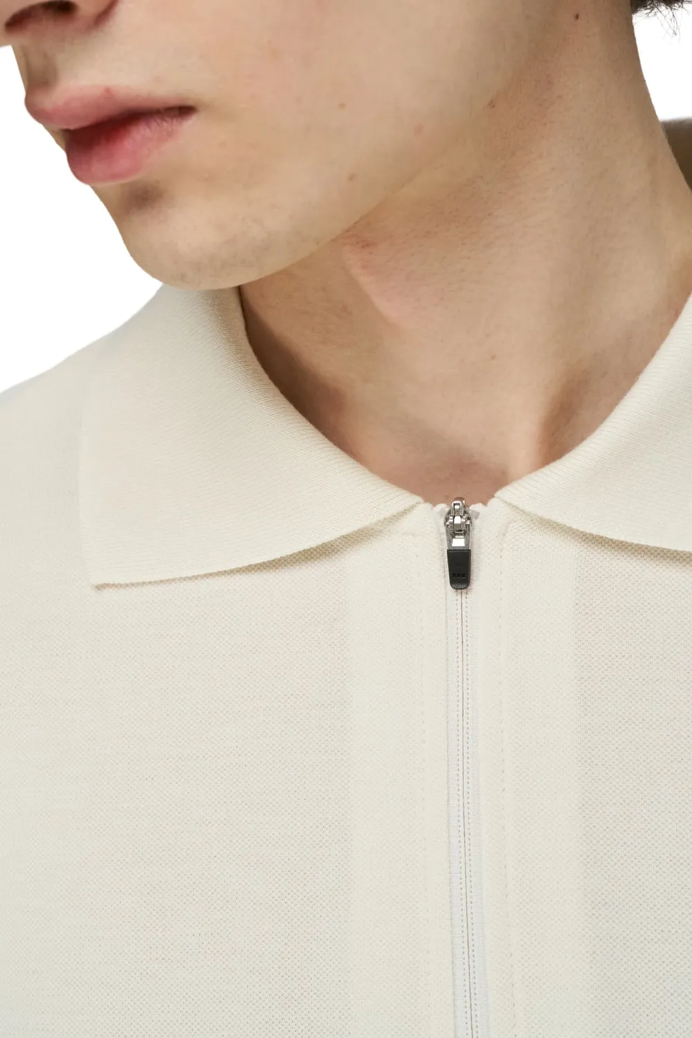 UNNA Polo Run Shirt Poloshirt Vanilla White Bio