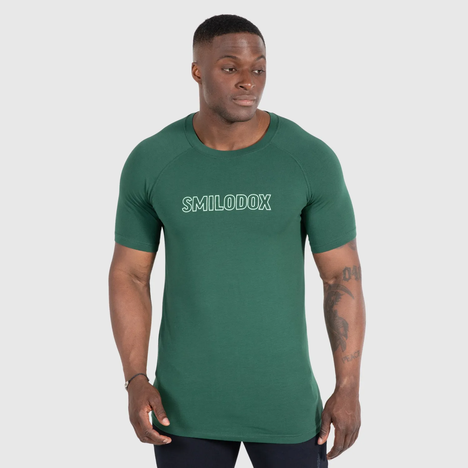 Smilodox Lunara Timmy T-Shirt Schwarz Baumwolle