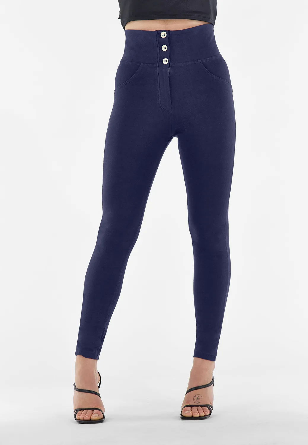 Freddy WR.UP Curvy Push-up Hose Navy High Waist