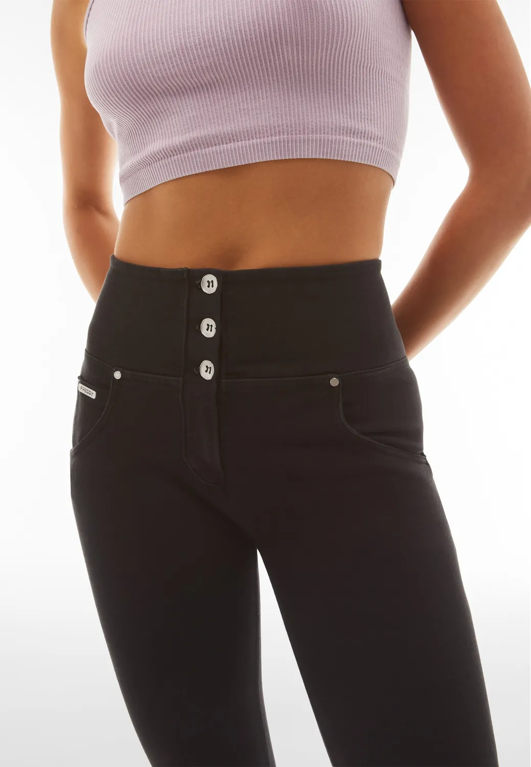 Freddy WR.UP Push-up Hose Navetta Navy Peony High-Waist