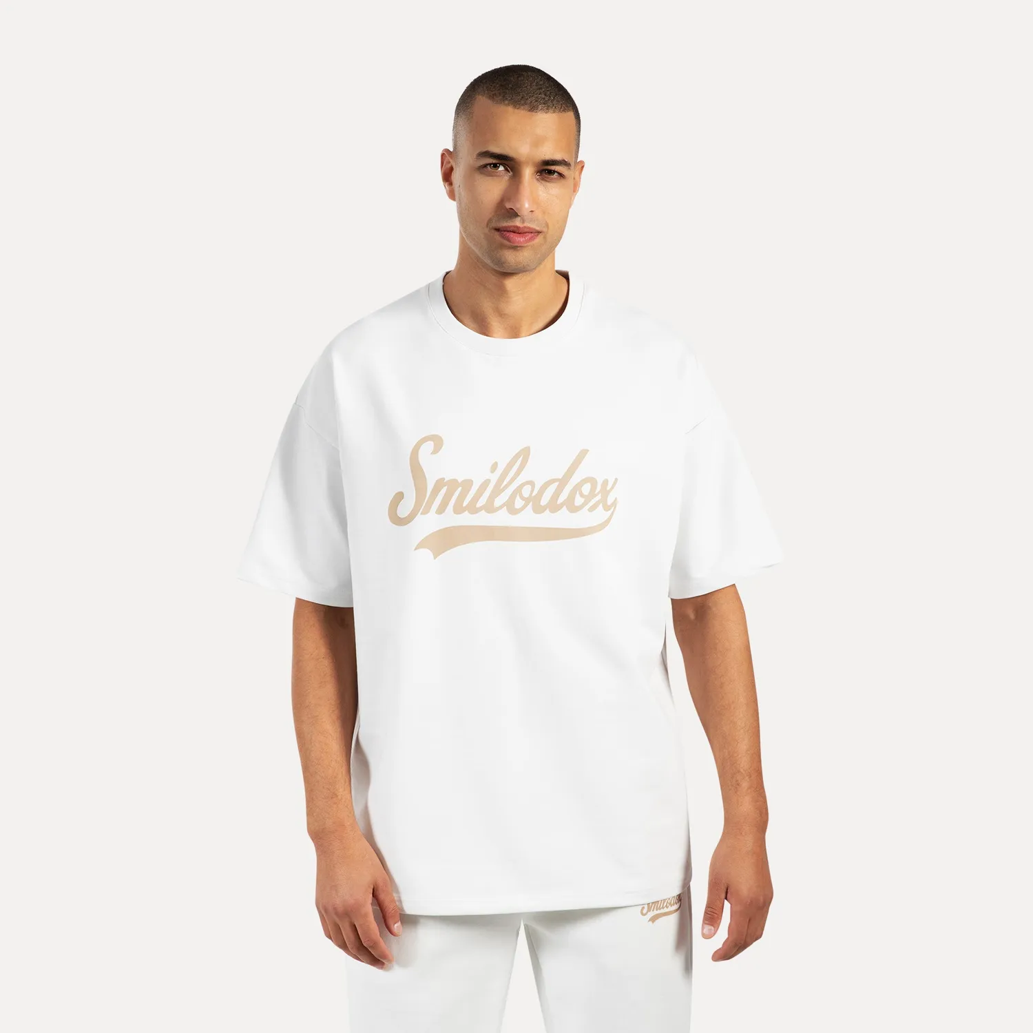Smilodox Lunara Lorik T-Shirt Schwarz Retro-Print