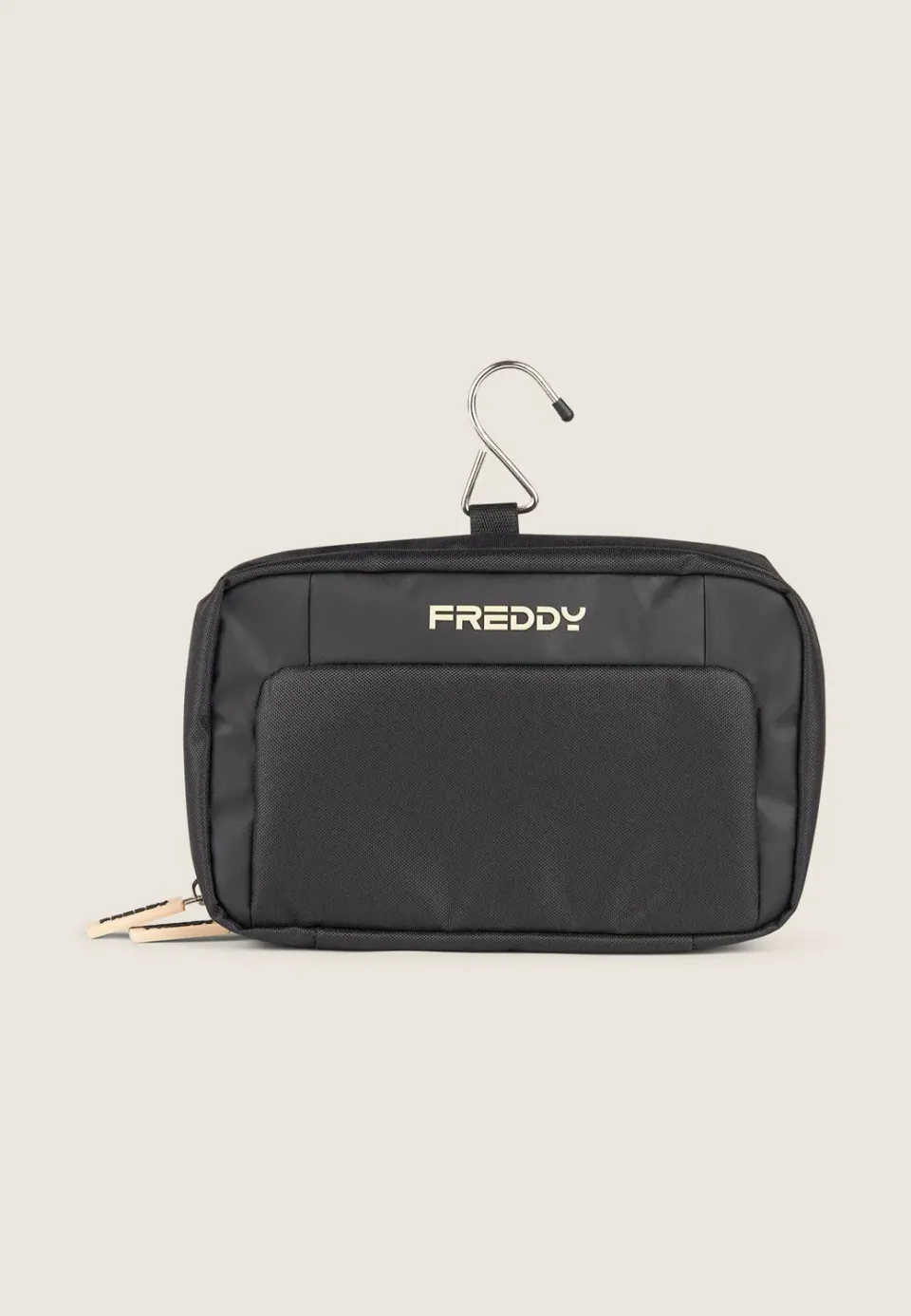 Freddy Beauty Case Kulturtasche Schwarz Hängehaken